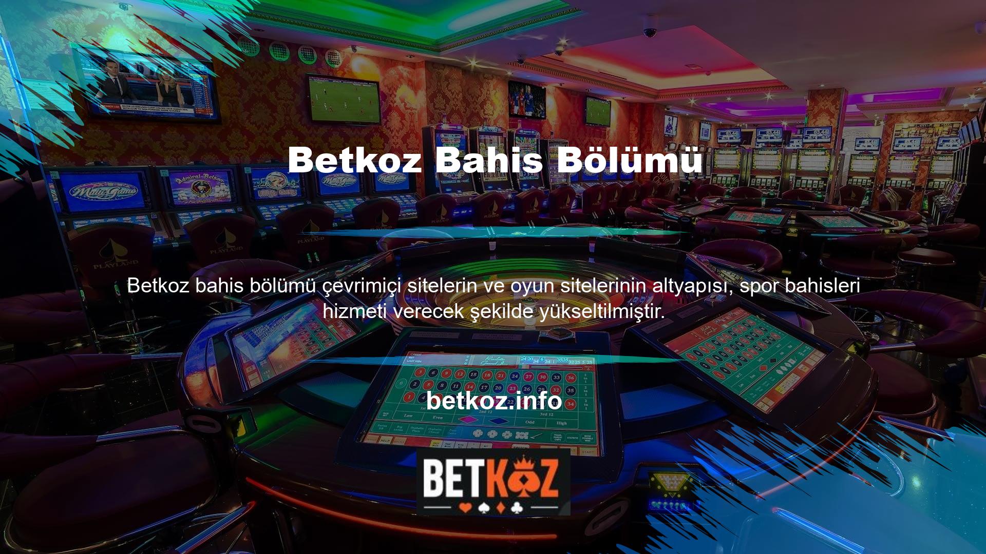 Ülkemizin en iyi bahis siteleri arasında yer alan Betkoz bahis bölümü kart oyunu casino sitesi her türlü bahis türünü kapsamaktadır