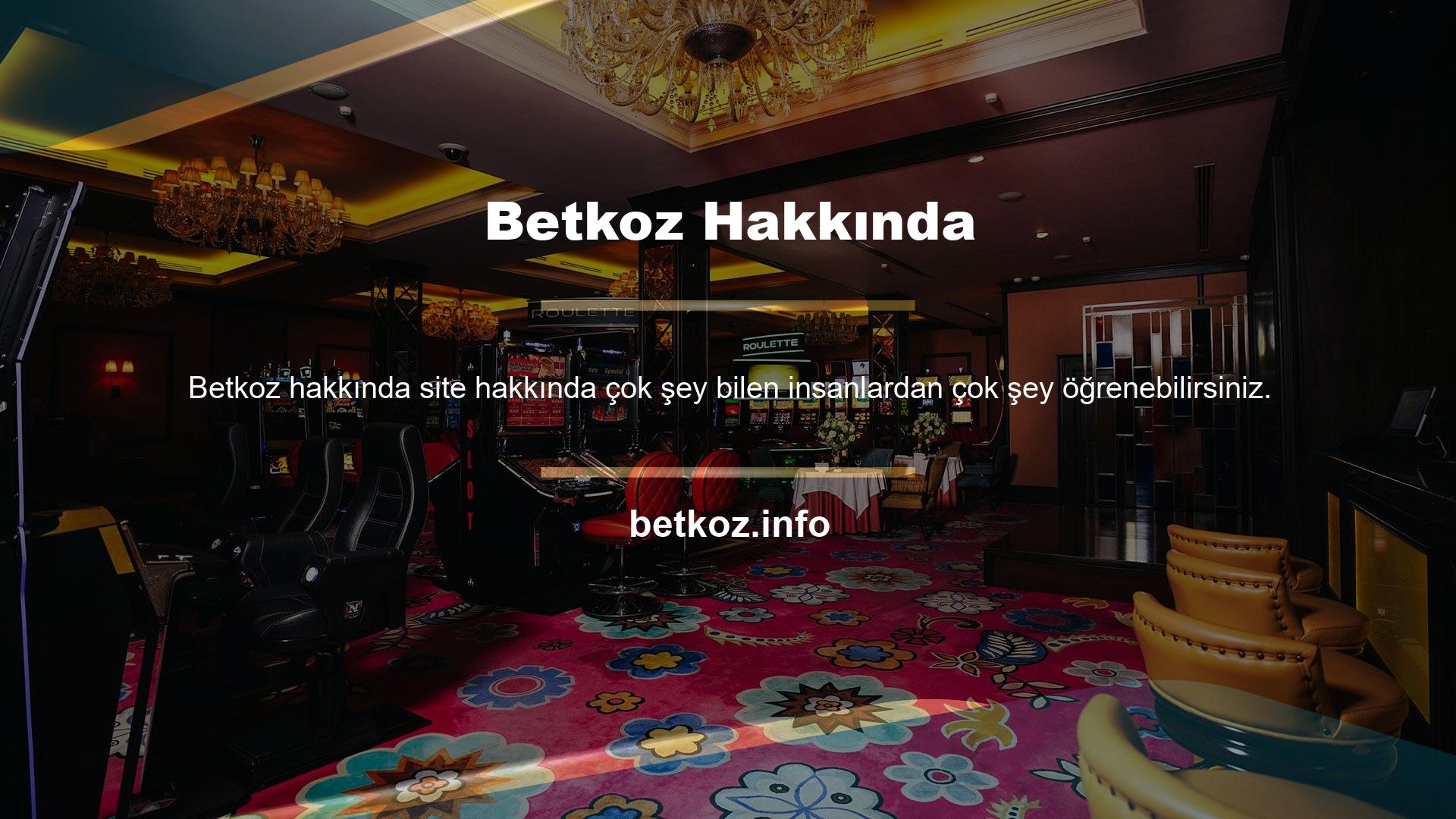 Birçok bahis seçeneği var ve oranlar çok iyi